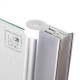 Шторка для ванни LIDZ Brama SS80x140R.CRM.FR Frost