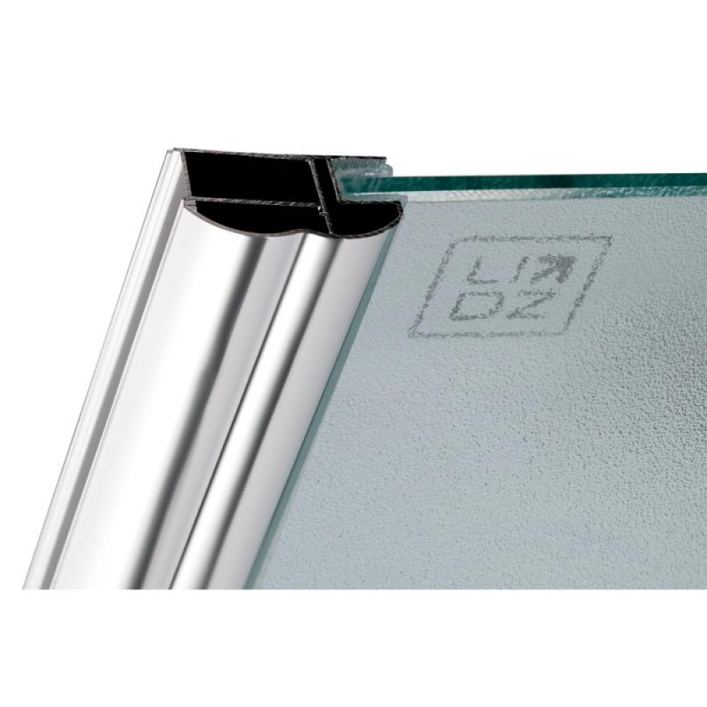 Шторка для ванни LIDZ Brama SS120x140L.CRM.FR Frost