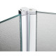 Шторка для ванни LIDZ Brama SS120x140R.CRM.FR Frost