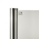 Шторка для ванни LIDZ Brama SS80x140L.CRM.TR