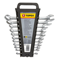 Набір комбінованих ключів TOPEX 6-22 мм 12 шт 35D757