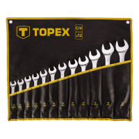 Набір комбінованих ключів TOPEX 13-32 мм 12 шт 35D758