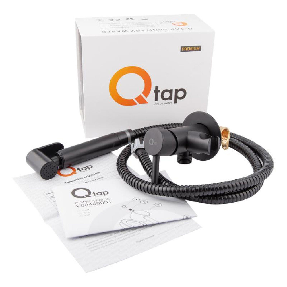 Набор для гигиенического душа со смесителем Qtap Inspai-Varius BLA V00440001