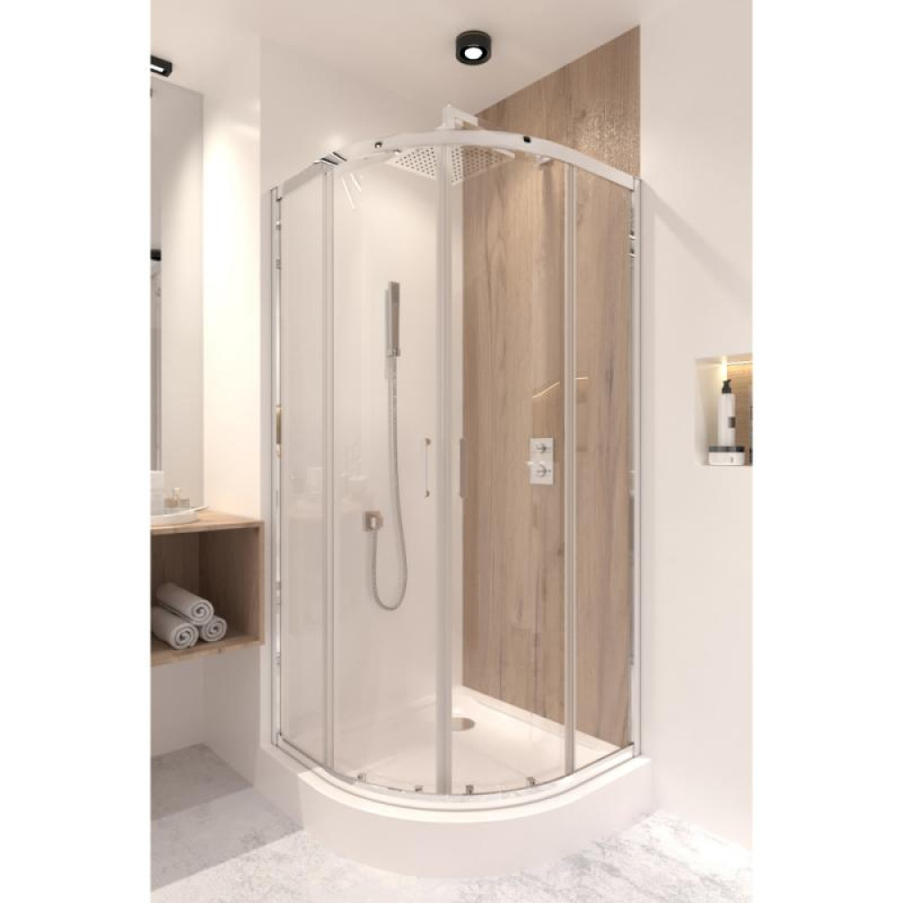 Душова кабіна Qtap Taurus CRM1099AC6 скло Clear 6 мм, без піддону