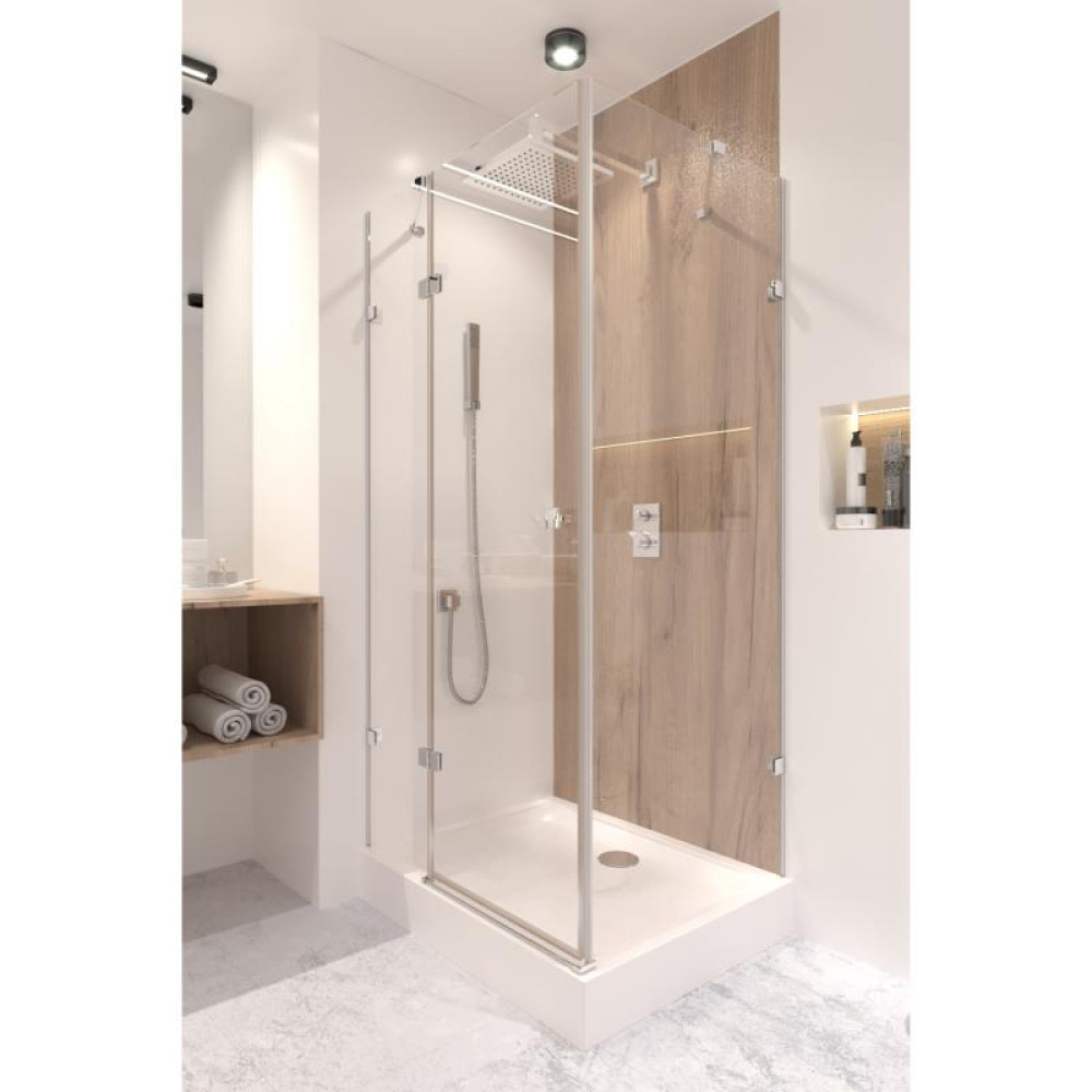 Душова кабіна Qtap Capricorn CRM1018RC6 скло Clear 6 мм, без піддону