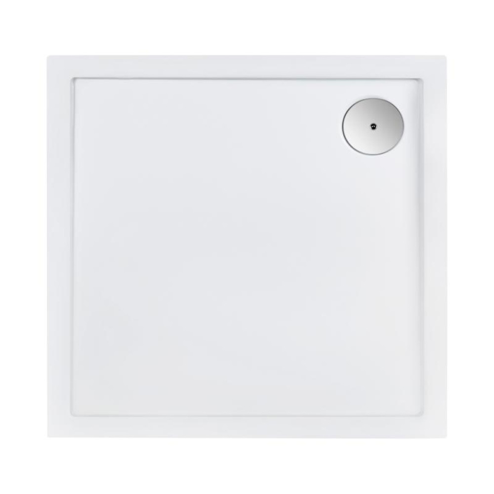 Душова кабіна Qtap Aquarius CRM1099SC6 Clear 2020x900x900 мм + піддон Tern 309912C 90x90x12 см із сифоном