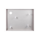 Душевая кабина Qtap Capricorn CRM1018RC6 Clear 2020x1000x800 мм + поддон Tern 301812C 100x80x12 см с сифоном