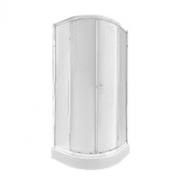 Душевая кабина Qtap Presto CRM1088AP5 Pear + поддон Robin 308812C с сифоном