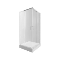Душова кабіна Qtap Taurus CRM1099SC6 Clear 2020x900x900 мм + піддон Tern 309912C 90x90x12 см із сифоном