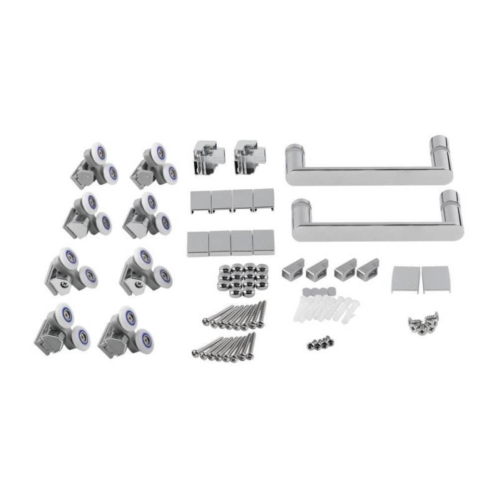 Душова кабіна Qtap Taurus CRM1099SC6 Clear 2020x900x900 мм + піддон Tern 309912C 90x90x12 см із сифоном