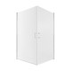 Душова кабіна Qtap Gemini CRM1011SC6 100x100 см, скло Clear 6 мм, покриття CalcLess без піддону