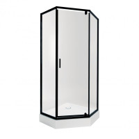 Набір Qtap душова кабіна Scorpio BLA10995-AC6 Clear + піддон Diamond 309912 із сифоном