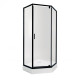 Набір Qtap душова кабіна Scorpio BLA10995-AC6 Clear + піддон Diamond 309912 із сифоном