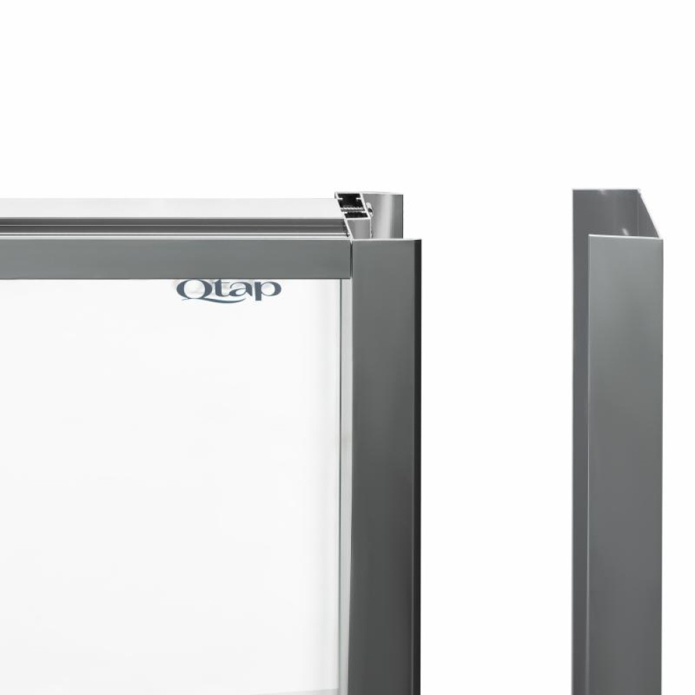 Набір Qtap душова кабіна Scorpio CRM10995-AC6 Clear + піддон Diamond 309912 із сифоном