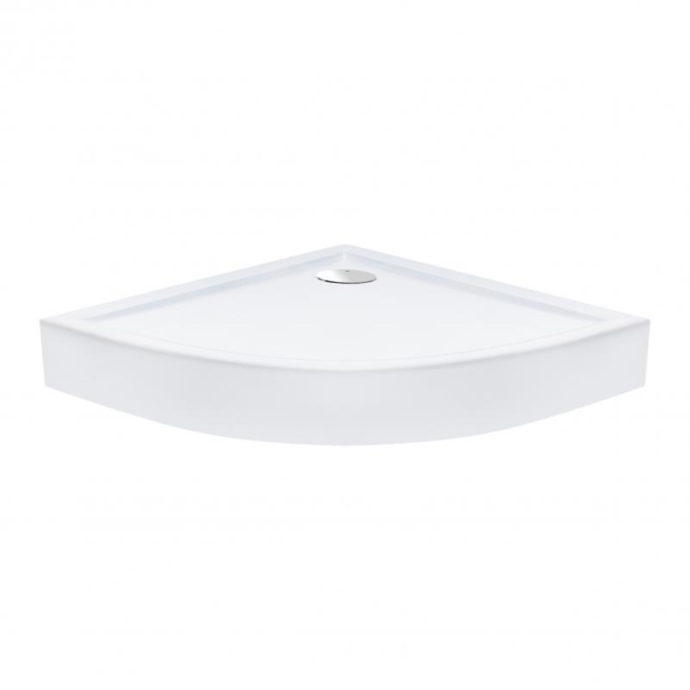 Набір Qtap душова кабіна Taurus CRM1011AC6 Clear + піддон Robin 301112 із сифоном