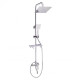 Набір Qtap душова кабіна Presto CRM1099SP5 + Піддон TERN 309912C + Душова панель Plava 1005 Chrome