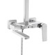 Душевая система Qtap Crow Chrome (k30) QTCRO111CRM48648