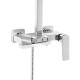 Душевая система Qtap Crow Chrome (k30) QTCRO111CRM48648