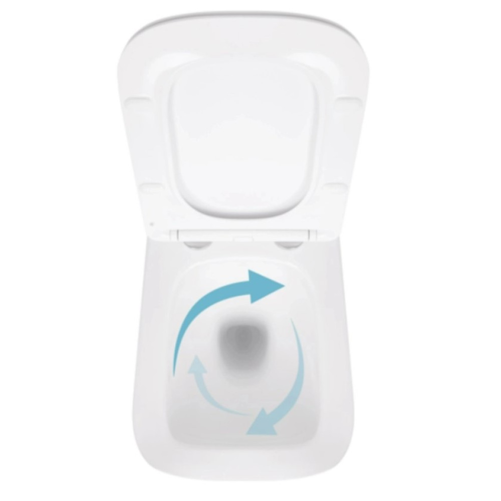Набір Qtap Nest 4 в 1 підвісний унітаз Crow Ultra Quiet 520x360x290 + комплект інсталяції QT05335172W48187