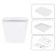 Набор Qtap Nest 4 в 1 подвесной унитаз Crow Ultra Quiet 520x360x290 + комплект установки QT05335172W48193