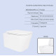 Набор Qtap Nest 4 в 1 подвесной унитаз Crow Ultra Quiet 520x360x290 + комплект установки QT05335172W48196