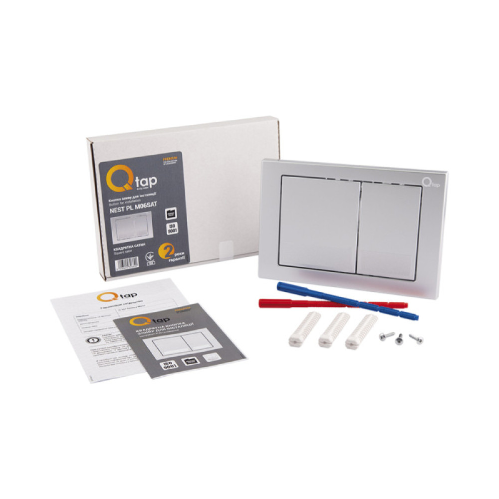 Панель змиву для унітазу Qtap Nest QT0111M06029SAT