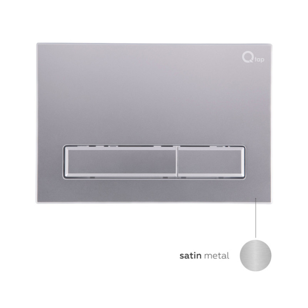 Панель змиву для унітазу Qtap Nest QT0111M08382SAT