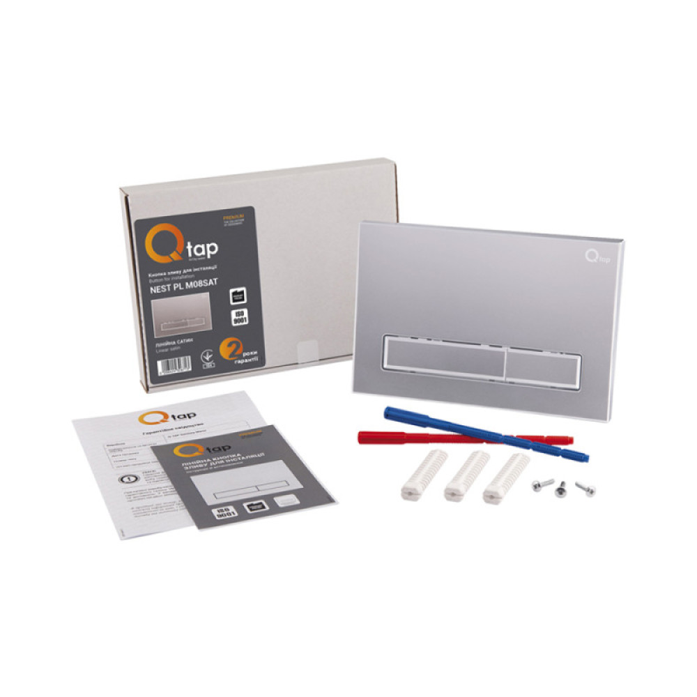 Панель змиву для унітазу Qtap Nest QT0111M08382SAT