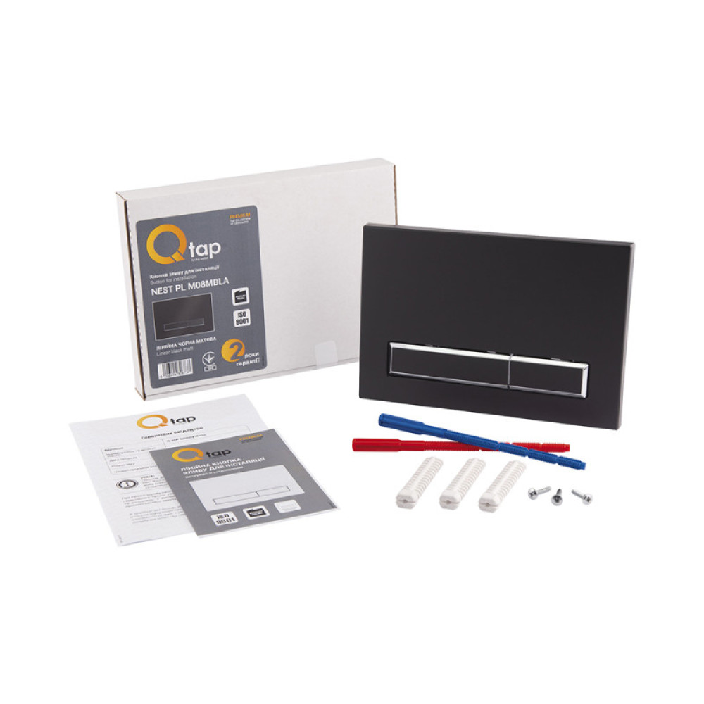 Панель змиву для унітазу Qtap Nest QT0111M08V1091MB