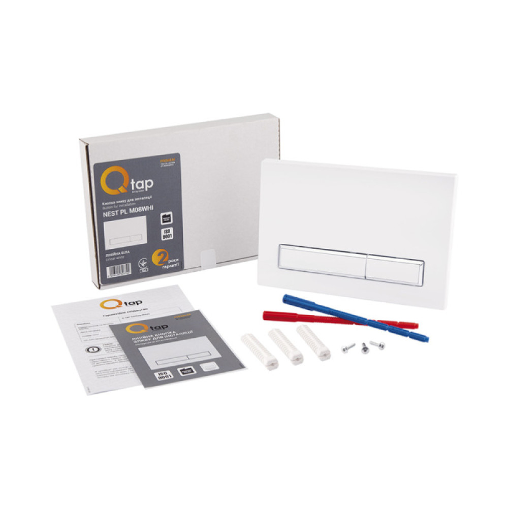 Панель змиву для унітазу Qtap Nest QT0111M08V1384W