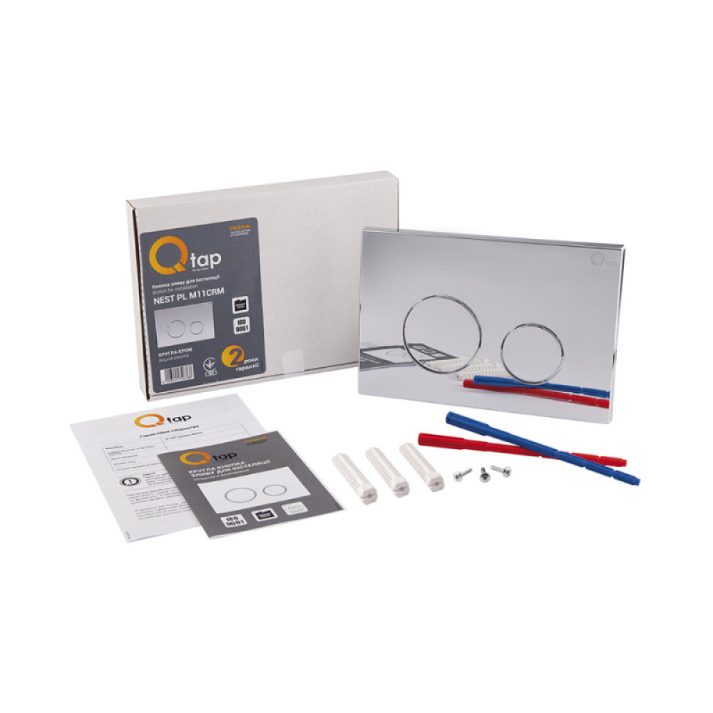 Панель змиву для унітазу Qtap Nest QT0111M11112CRM