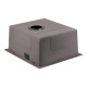 Кухонна мийка Qtap D4843BL Black 2.7 / 1.0 мм (QTD4843BLPVD2710)