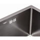 Кухонна мийка Qtap D4843BL Black 2.7 / 1.0 мм (QTD4843BLPVD2710)
