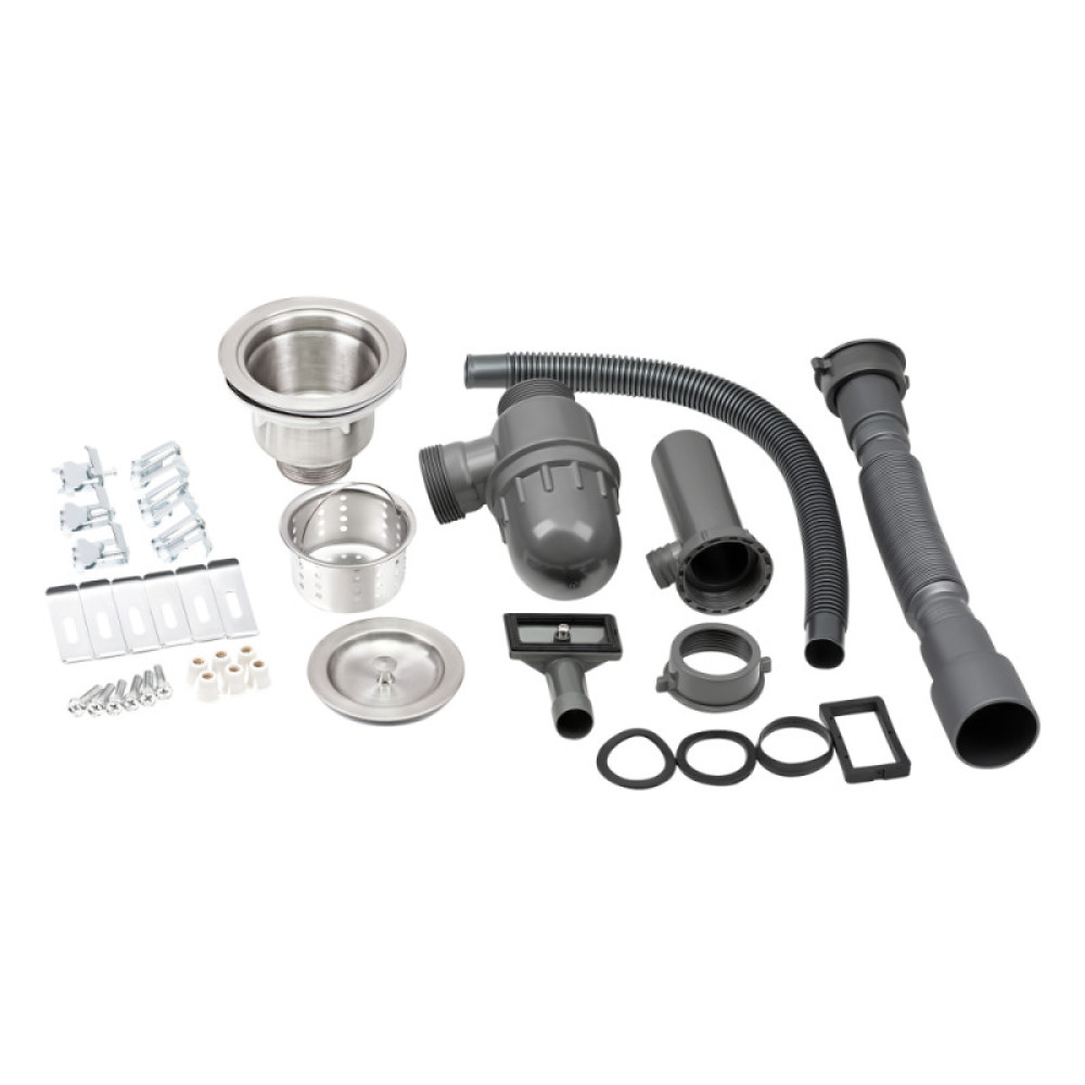 Кухонна мийка Qtap D5843BL Black 2.7 / 1.0 мм (QTD5843BLPVD10)