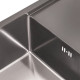 Кухонна мийка Qtap D7844BL Black 3.0 / 1.2 мм (QTD7844BLPVD12)