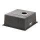 Кухонна мийка Qtap D4645 Satin 2.7 / 1.0 мм (QTD464510)