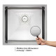 Кухонна мийка Qtap D4843 Satin 2.7 / 1.0 мм (QTD484310)