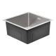 Кухонна мийка Qtap D4843 Satin 2.7 / 1.0 мм (QTD484310)