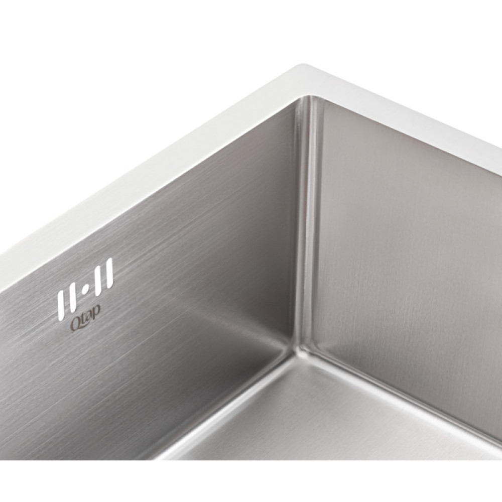 Кухонна мийка Qtap D4843 Satin 2.7 / 1.0 мм (QTD484310)