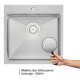 Кухонна мийка Qtap D5050 Satin 2.7 / 1.0 мм (QTD505010)