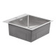 Кухонна мийка Qtap D5050 Satin 2.7 / 1.0 мм (QTD505010)