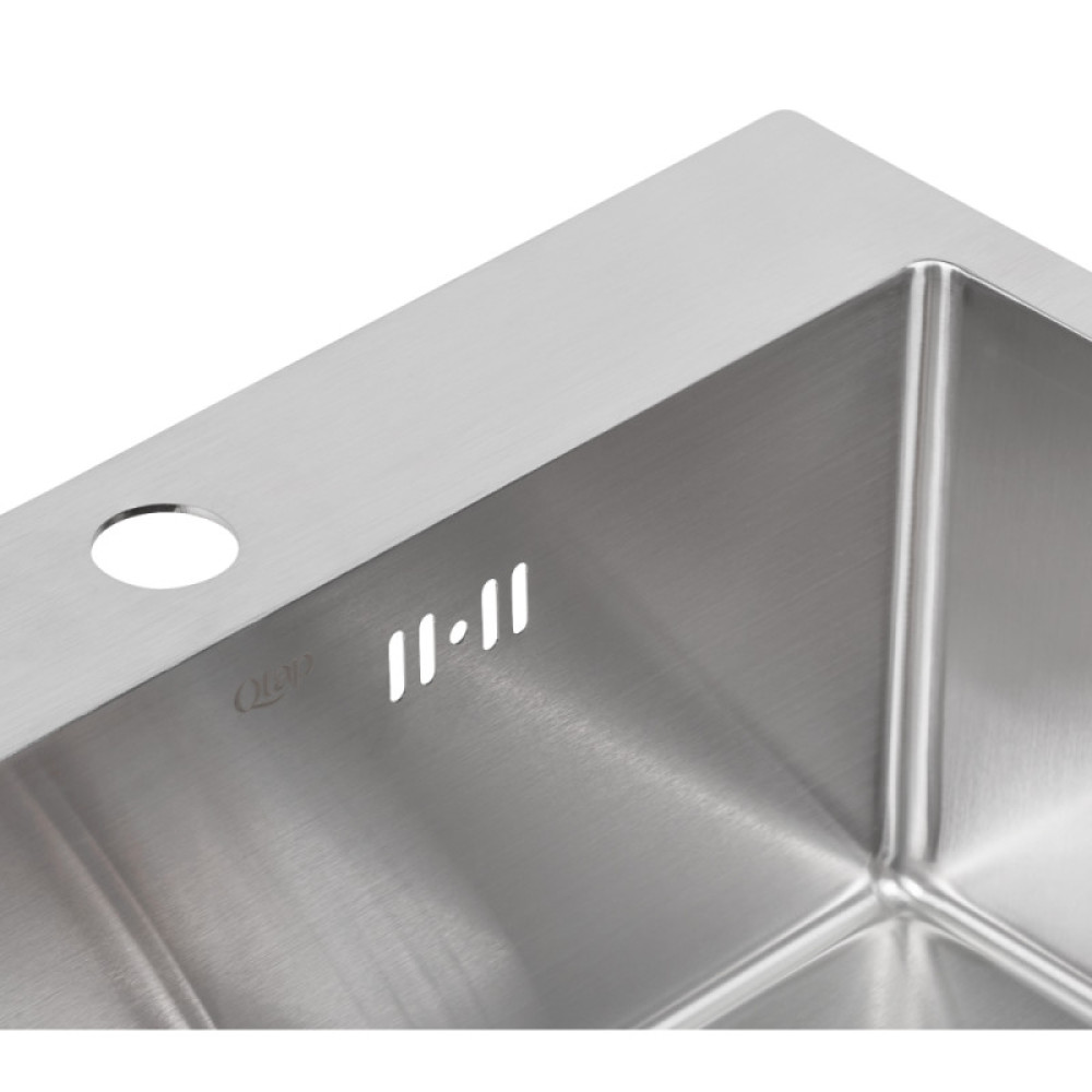 Кухонна мийка Qtap D5050 Satin 2.7 / 1.0 мм (QTD505010)