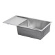 Кухонна мийка Qtap D7844 Satin 3.0 / 1.2 мм (QTD784412)