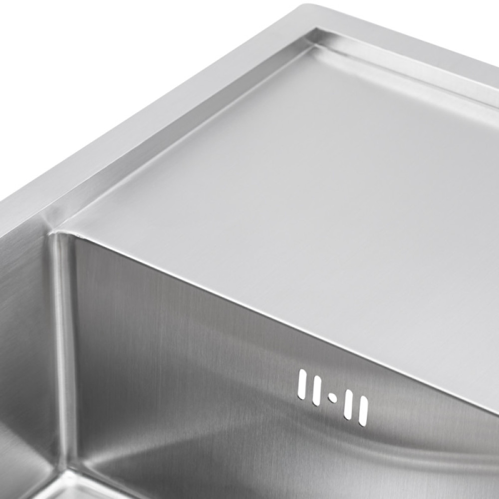 Кухонна мийка Qtap D7844 Satin 3.0 / 1.2 мм (QTD784412)
