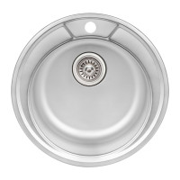 Кухонна мийка Qtap D490 Satin 0,8 мм (QTD490SAT08)