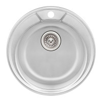 Кухонна мийка Qtap D490 Micro Decor 0,8 мм (QTD490MICDEC08)