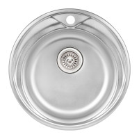 Кухонная мойка Qtap D510 Micro Decor 0,8 мм (QTD510MICDEC08)