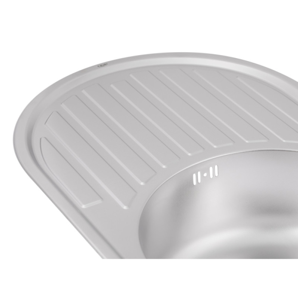 Кухонна мийка Qtap 7750 Micro Decor 0,8 мм (QT7750MICDEC08)