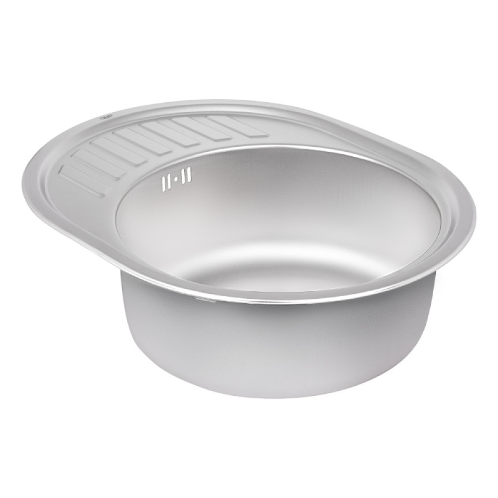 Кухонна мийка Qtap 5745 Satin 0,8 мм (QT5745SAT08)