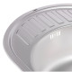 Кухонна мийка Qtap 5745 Satin 0,8 мм (QT5745SAT08)